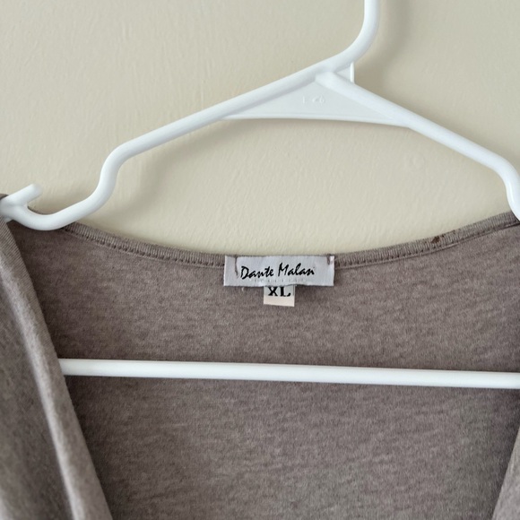 Dante malan cowl neck neutral top xl - Picture 3 of 5